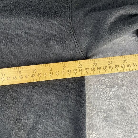 Call your Mother Men Sweatshirt Size Large Black Hoodie Skeleton Surfing Skater - Picture 6 of 7